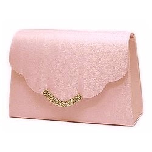 Evening Bag w/ Rhinestones - Pink - BG-LB76686APK